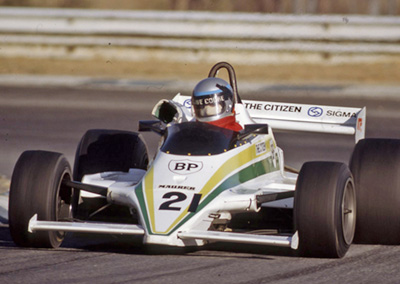Clive Cooke in Tony Martin's Maurer MM80 at Kyalami in August 1983. Copyright David Pearson (<a href='http://www.motoprint.co.za/' target='_blank'>motoprint.co.za</a>) 2024. Used with permission. Clive Cooke in Tony Martin's Maurer MM80 at Kyalami in August 1983. Copyright David Pearson (<a href='http://www.motoprint.co.za/' target='_blank'>motoprint.co.za</a>) 2024. Used with permission.