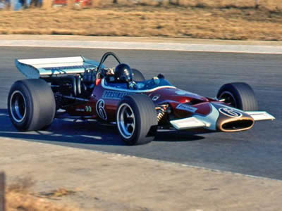 Paddy Driver's ill-fated McLaren M10B at Kyalami in 1971. Copyright David Pearson (<a href='http://www.motoprint.co.za/' target='_blank'>motoprint.co.za</a>) 2007. Used with permission.