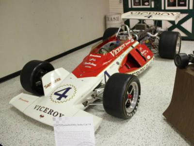 Parnelli VPJ1 chassis 101 at the Indianapolis Motor Speedway Museum in June 2013. Copyright Steve Poholski. Used with permission.