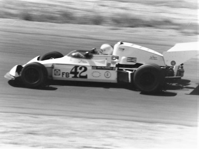 Pete Halsmer in his modified Brabham BT38 at Willow Springs in April 1977. Copyright Vincent Puleo 2020. Used with permission. Pete Halsmer in his modified Brabham BT38 at Willow Springs in April 1977. Copyright Vincent Puleo 2020. Used with permission.