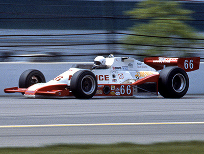 Roger Rager in his Wildcat-Chev at the 1980 Indy 500. Copyright Mike Thomsen/<a href='https://racingpictorial.com/' target='_blank'>www.racingpictorial.com</a> 2022. Used with permission.