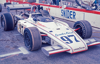 George Snider's Leader Card Eagle '72 at Pocono in June 1975. Copyright David A. Reese 2021. Used with permission.