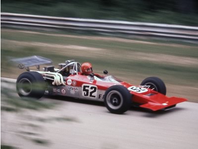Pete Sherman in his #52 red Lola T192 at Road America in 1971. Copyright Richard A Reeves 2013. Used with permission. Pete Sherman in his #52 red Lola T192 at Road America in 1971. Copyright Richard A Reeves 2013. Used with permission.