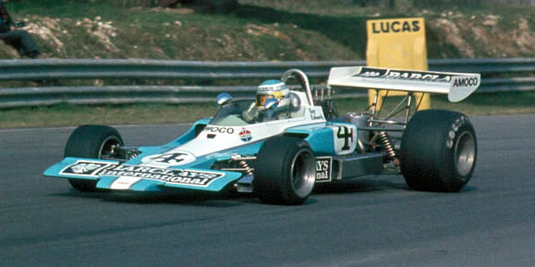 Guy Edwards in the Lola T330 at the 1973 Race of Champions.  Copyright Rob Ryder 2001.  Used with permission.