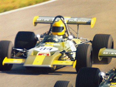 Jacques Couture in his Formula B Lotus 69 at St Jovite in 1971. Copyright John Sadler 2011. Used with permission.