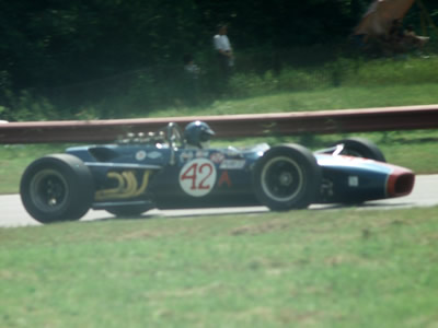 David Pabst's Lola T140 in the Badger 200 at Road America in 1968. Copyright Tom Schultz 2006. Used with permission. David Pabst's Lola T140 in the Badger 200 at Road America in 1968. Copyright Tom Schultz 2006. Used with permission.