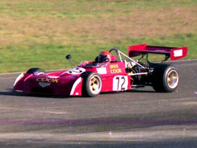 Derek Cook in his Chevron B27 at Thruxton in November 1974. Copyright Andrew Scriven 2010. Used with permission. Derek Cook in his Chevron B27 at Thruxton in November 1974. Copyright Andrew Scriven 2010. Used with permission.