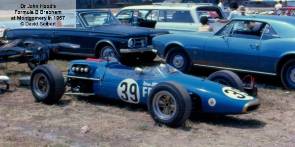 Dr John Hood's Brabham BT6 at Montgomery (or possibly at Selma), Alabama in 1967.  Copyright David Seibert 2012.  Used with permission.