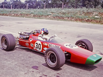 Martin Sellers in his McLaren M4A at Summit Point around 1971. Copyright Martin Sellers 2014. Used with permission.