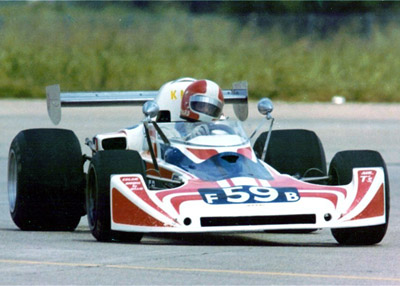 Sandy Shepard in his Lola T360 at Fort Worth in 1975. Copyright Sandy Shepard 2019. Used with permission.