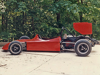 Chuck Sieber's Lotus 59 in its final form as used by him in SCCA Solo events in 1990. Copyright Chuck Sieber 2022. Used with permission.