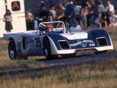 Eddie Regan in the ex-DART Chevron B19. Copyright Danny Skehan 2009. Used with permission.