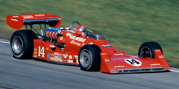 AJ Foyt in the second of his two 1974 Coyotes at Milwaukee in 1974. Copyright Glenn Snyder 2009. Used with permission.
