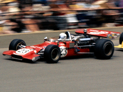 Mel Kenyon in his Coyote-Eagle creation during the Indy 500 in 1972. Copyright Glenn Snyder 2014. Used with permission.