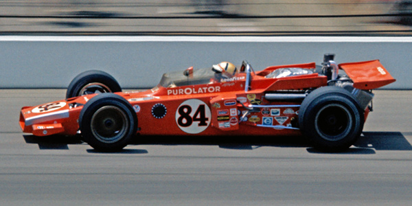 Donnie Allison in the #84 Coyote at the 1971 Indianapolis 500. Copyright Glenn Snyder 2009. Used with permission.