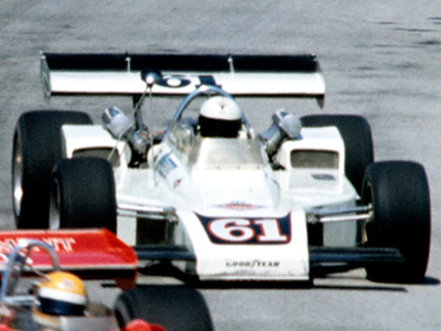 Lee Brayton in the 1972 Coyote III at Milwaukee in 1973. Copyright Glenn Snyder 2015. Used with permission. Lee Brayton in the 1972 Coyote III at Milwaukee in 1973. Copyright Glenn Snyder 2015. Used with permission.