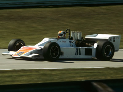 Rick DeLorto attempting to qualify his Finley-Eagle at Road America in 1982. Copyright Glenn Snyder 2015. Used with permission.
