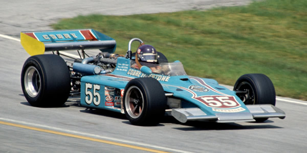 Jerry Grant in the #55 Cobre Firestone 1974 Eagle at Milwaukee in 1974. Copyright Glenn Snyder 2014. Used with permission. Jerry Grant in the #55 Cobre Firestone 1974 Eagle at Milwaukee in 1974. Copyright Glenn Snyder 2014. Used with permission.