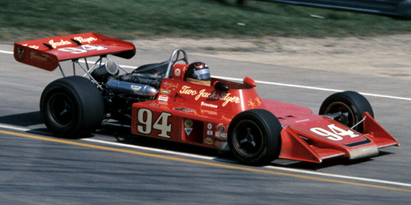 John Hubbard in the Two Jacks Finley-Offy at Milwaukee in 1973. Copyright Glenn Snyder 2014. Used with permission.