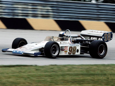 Gary Bettenhausen driving one of the 1973 Kingfish-Offys at Milwaukee in 1977. Copyright Glenn Snyder 2015. Used with permission. Gary Bettenhausen driving one of the 1973 Kingfish-Offys at Milwaukee in 1977. Copyright Glenn Snyder 2015. Used with permission.