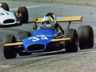 Paul Thomas in his Brabham BT29 at Bryar in May 1977. Copyright Arny Spahn 2020. Used with permission. Paul Thomas in his Brabham BT29 at Bryar in May 1977. Copyright Arny Spahn 2020. Used with permission.
