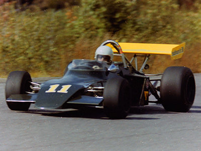 Mel Cottrill's Brabham BT38B at Bryar in May 1976. Copyright Arny Spahn 2020. Used with permission.