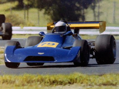Lyle Heck in his Chevron B29 at Lime Rock in September 1977. Copyright Arny Spahn 2021. Used with permission.