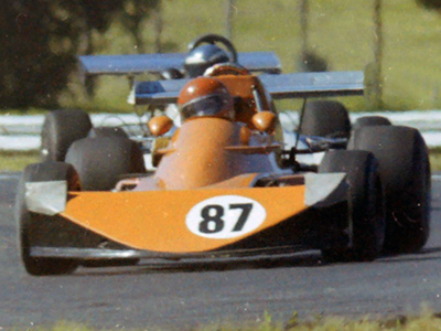 Giovanni Distasio in his March 75B at Lime Rock in Sept 1976. Copyright Arny Spahn 2021. Used with permission.