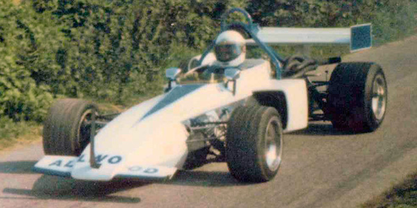 David Stenning in the Allwood Taydec Mk 5 at Gurston in 1977. Copyright David Stenning 2026. Used with permission.