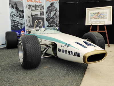 The ex-Graeme Lawrence McLaren M4A on display at Hampton Downs in January 2016. Copyright Patrick Stephens 2016. Used with permission.