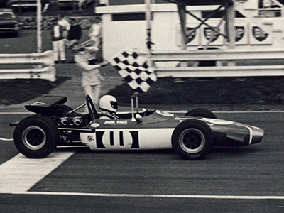 John Pace in his Crossle 12F at the Mont-Tremblant Molson Championship event in May 1971. Copyright Archives Autocourse.ca 2025. Used with permission.