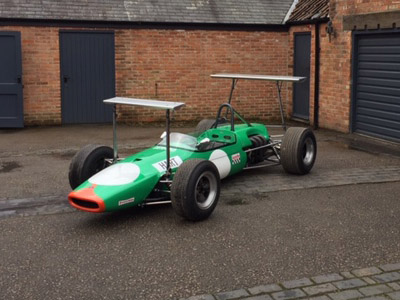 Jay Galpin's Brabham BT23C restored to high-wing 1968 specification. Copyright Jay Galpin 2020. Used with permission.