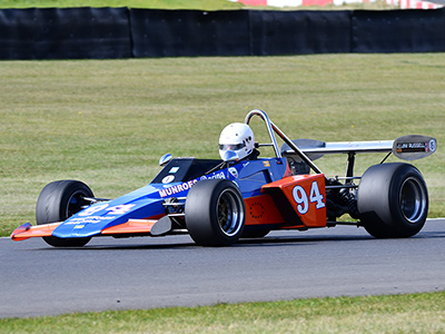 Martin Friedl in his Brabham BT40 in a test session at Donington Park in September 2021. Copyright Richard Cranston 2022. Used with permission.