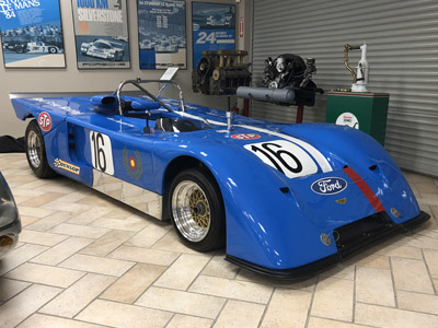 Joe Buzzetta's Chevron B19 in December 2019. Copyright James Buzzetta 2019. Used with permission.