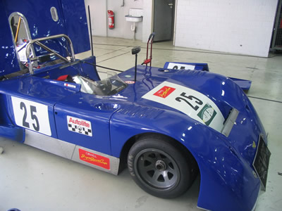 The Chevron B19 of Vincent Rivet at the Jim Clark Revival in April 2008. Used under the terms of the GNU Free Documentation License.