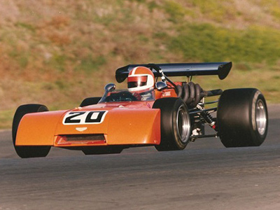 Ed Swart in his Chevron B20 at Willow Springs. Copyright Edouard Swart 2021. Used with permission.