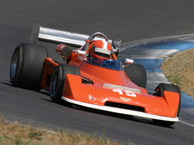 Ed Swart in his Chevron B45 at Thunderhill Turn 5. Copyright Edouard Swart 2021. Used with permission.