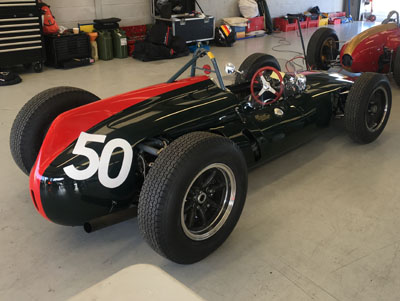 Wulf Goetze's Cooper T53 at the VSCC Spring Start at Silverstone in 2019. Copyright Wulf Goetze 2019. Used with permission.