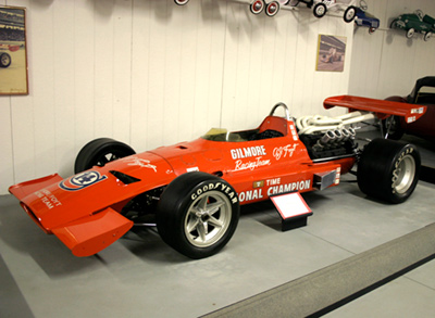 The ex-Mel Kenyon 1967 Eagle in the Gilmore Museum in 2004. Copyright Karen Parker 2014. Used with permission. The ex-Mel Kenyon 1967 Eagle in the Gilmore Museum in 2004. Copyright Karen Parker 2014. Used with permission.