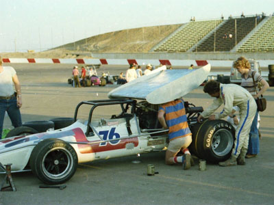 Lloyd Beard and his family crew prepare the Gerhardt for a race at Mesa Marin in 1979. Copyright Beard family 2019. Used with permission. Lloyd Beard and his family crew prepare the Gerhardt for a race at Mesa Marin in 1979. Copyright Beard family 2019. Used with permission.