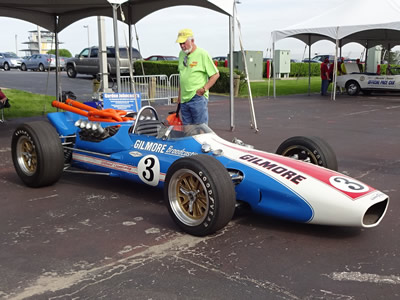 Jack Murray's ex-Gordon Johncock Gerhardt at Indianapolis in 2016. Copyright Jack Murray 2016. Used with permission. Jack Murray's ex-Gordon Johncock Gerhardt at Indianapolis in 2016. Copyright Jack Murray 2016. Used with permission.