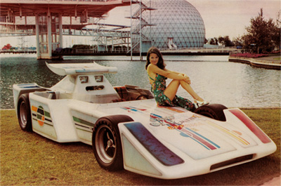 The James Garner Special at a Hot Rod Show in 1976. Released by  with no known copyright restrictions.