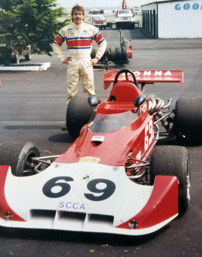 Doug Phelps poses with his newly acquired Lola T360 in 1986. Copyright Doug Phelps 2020. Used with permission. Doug Phelps poses with his newly acquired Lola T360 in 1986. Copyright Doug Phelps 2020. Used with permission.