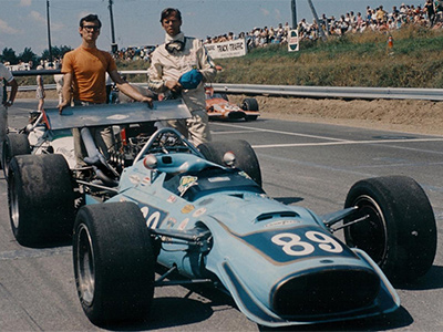 The F5000 spec Lola T92 of Alf Ruys de Perez at Mosport in August 1969. Copyright Ed Butt 2011. Used with permission.