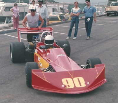 Steve Hartgraves with his March 722/76B at Laguna Seca in 1985. The blond kid in the background is Jimmy Vasser. Copyright Steve Hartgraves 2020. Used with permission. Steve Hartgraves with his March 722/76B at Laguna Seca in 1985. The blond kid in the background is Jimmy Vasser. Copyright Steve Hartgraves 2020. Used with permission.