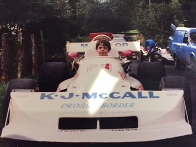 A young Jeff O'Boyle in his father's rebodied March 722 at the Glenariffe hillclimb. Copyright Jeff O'Boyle 2020. Used with permission. A young Jeff O'Boyle in his father's rebodied March 722 at the Glenariffe hillclimb. Copyright Jeff O'Boyle 2020. Used with permission.