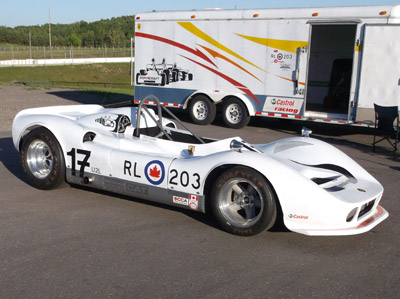 Seann Burgess' immaculately restored March RX10-B Can-Am car at Mosport Park in 2016. Copyright Seann Burgess 2016. Used with permission. Seann Burgess' immaculately restored March RX10-B Can-Am car at Mosport Park in 2016. Copyright Seann Burgess 2016. Used with permission.