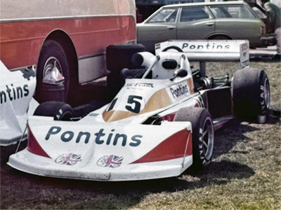 Kim Mather's Pontins March 772P at Oulton Park in early 1979. Copyright John ‘n’ Polly Harwood 2025. Used with permission. Kim Mather's Pontins March 772P at Oulton Park in early 1979. Copyright John ‘n’ Polly Harwood 2025. Used with permission.