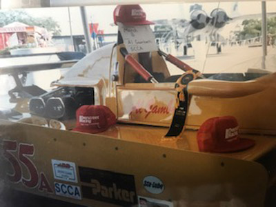 The sidepods on Al Gambetti's March in 1987. Copyright Al Gambetti 2020. Used with permission. The sidepods on Al Gambetti's March in 1987. Copyright Al Gambetti 2020. Used with permission.