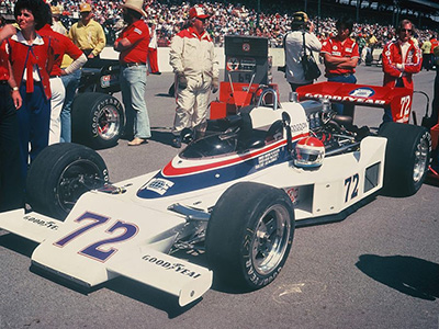 Roger McCluskey's Hodgdon McLaren M24 at the 1979 Indy 500. Copyright Roger Flynn 2025. Used with permission.